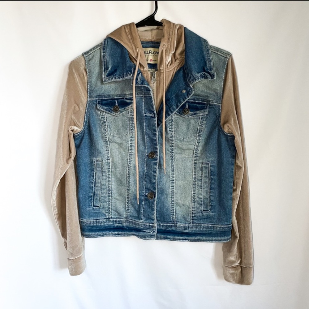 Wallflower Velvet and Jean jacket